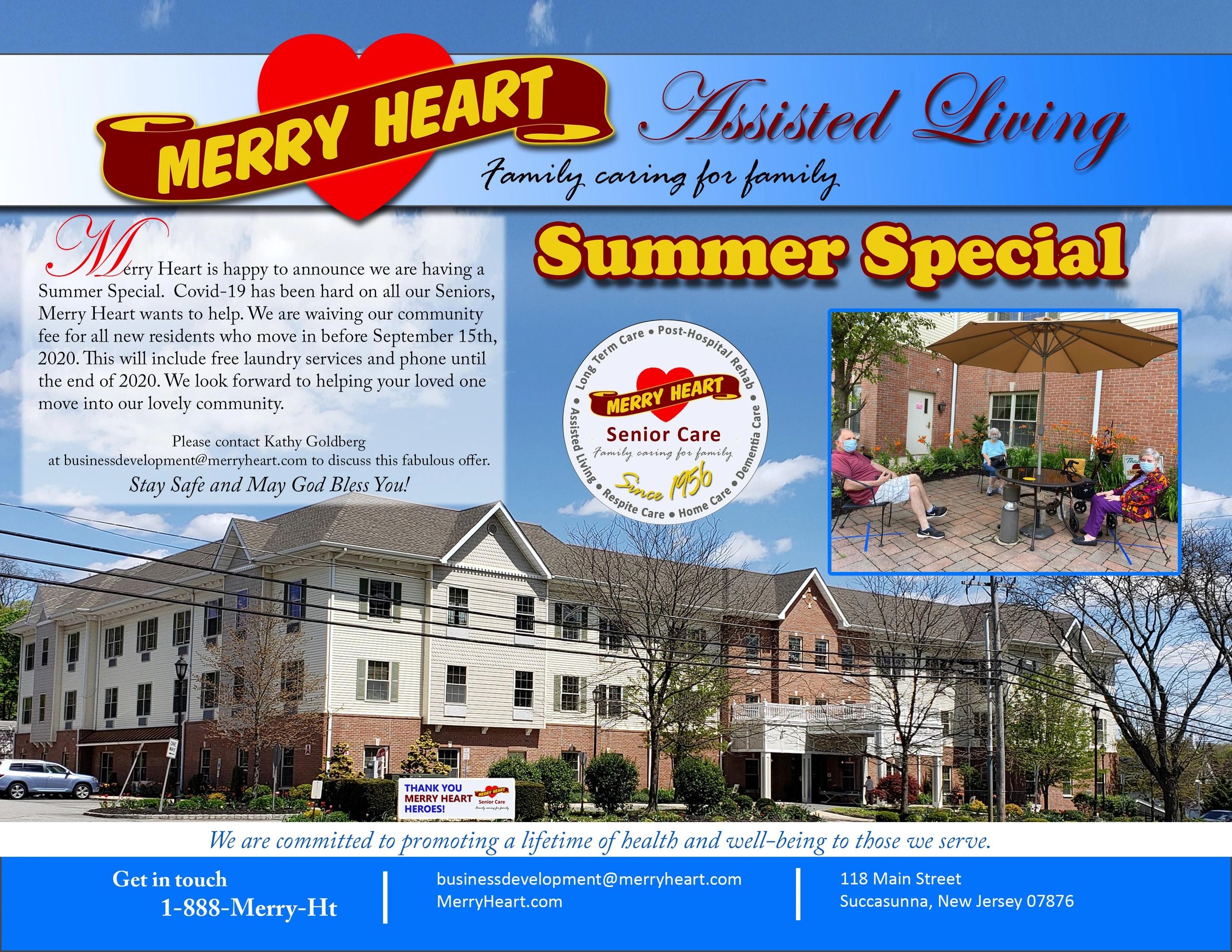 Merry Heart Senior Care Services in Succasunna, New Jersey